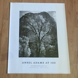 Ansel Adams At 100 - Ansel Adams Centennial 1902 - 2002 - Poster Print 30 x 24